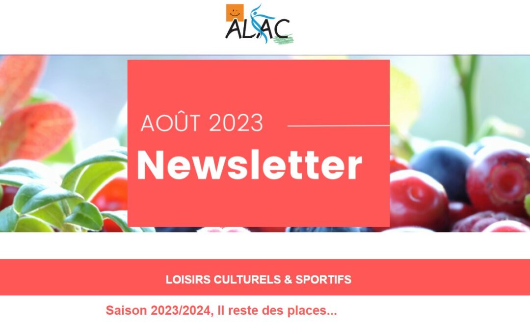 Newsletter : nouveau numéro !