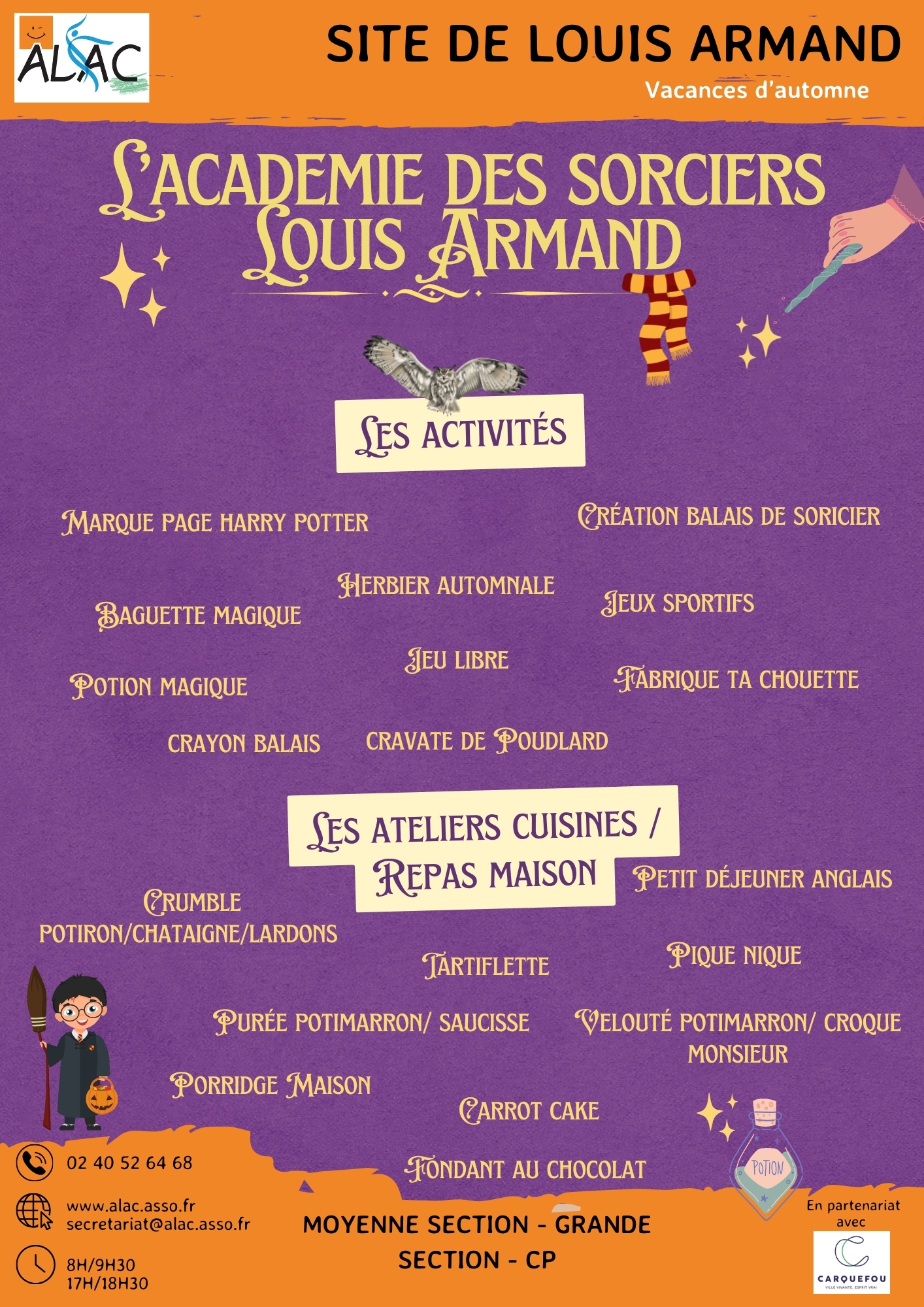 Vacances automne 2025